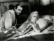 Shirley Eaton signed still