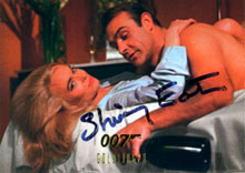 Shirley Eaton - James Bond girl - signed still