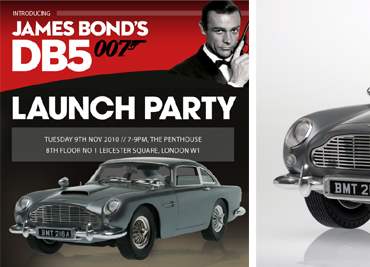 GE Fabbri James Bond's Aston Martin party relaunch