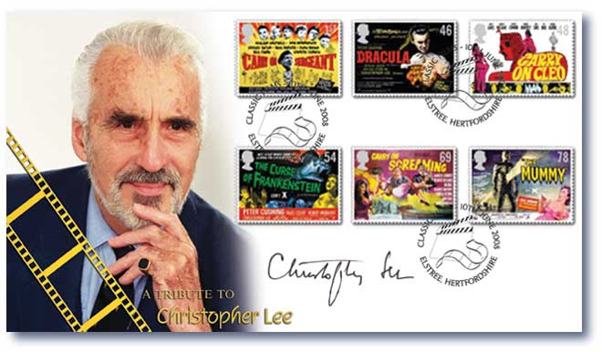 Christopher Lee First Day Cover