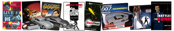 James Bond products - Books, Toys, DVDs, CDs, Games