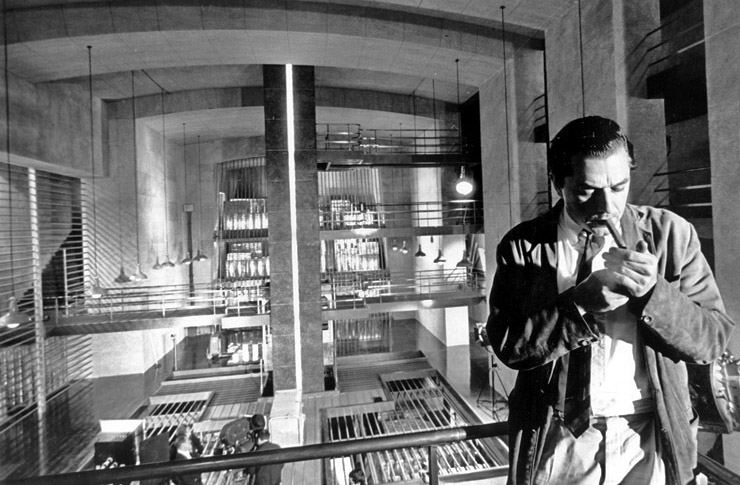 Ken Adam on his Fort Knox gold vault set for Goldfinger (1964)