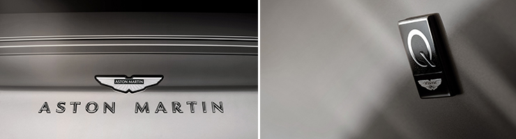 Aston Martin DB12 Goldfinger 007 Special Edition Q Fender badge