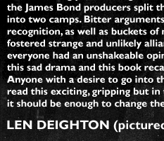 James Bond creator Ian Fleming with Len Deighton