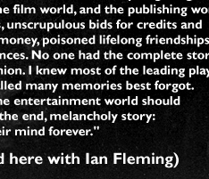 James Bond creator Ian Fleming with Len Deighton