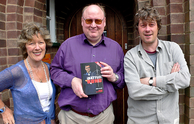 Sylvan Mason, James Pickard and Battle For Bond author Robert Sellers