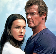 Roger Moore and Carole Bouquet in For Your Eyes Only (1981)