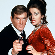 Roger Moore and Jane Seymour in Live And Let Die (1973)