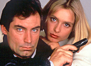 Bond girl Maryam d'Abo with Timothy Dalton in The Living Daylights (1987)