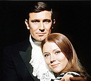 George Lazenby and Diana Rigg in On Her Majesty's Secret Service (1969)