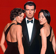 Teri Hatcher, Pierce Brosnan and Michelle Yeoh in Tomorrow Never Dies (1997)