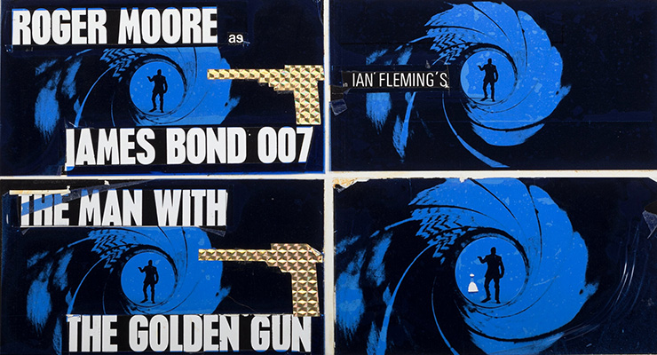 Original Title Artwork for The Man with the Golden Gun (1974)
