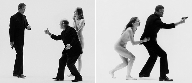 Nude Photography from Various James Bond Opening Credits (Circa 1970s)