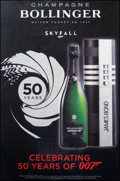 Bollinger poster Skyfall (2012)