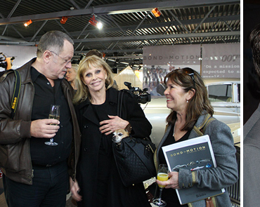 007 MAGAZINE Editor & Publisher Graham Rye chats with Britt Ekland and EON Productions Archivist Meg Simmonds