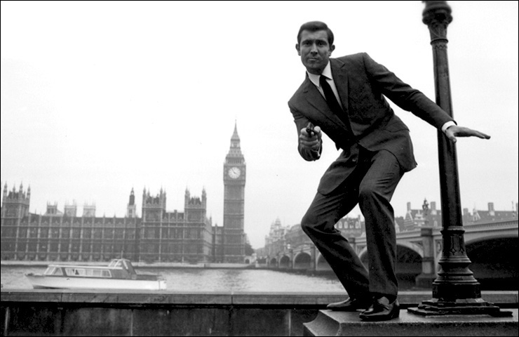 Geroge Lazenby Houses of Parliament London