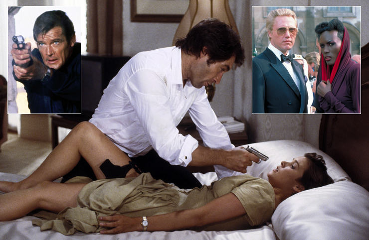 Directed by John Glen - For Your Eyes Only (1981), A View To A Kill (1985) and Licence To Kill (1989)