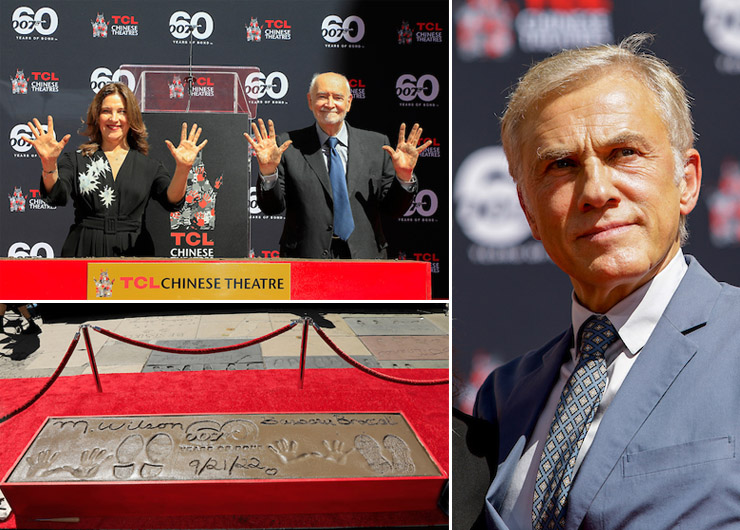 The 60th Anniversary Celebrations for the Legendary James Bond Franchise Kicked-Off on Wednesday, September 21st with events honoring producers Michael G. Wilson and Barbara Broccoli.
