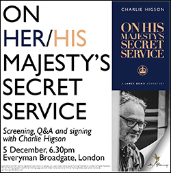 ON HER/HIS MAJESTY'S SECRET SERVICE signing and screening