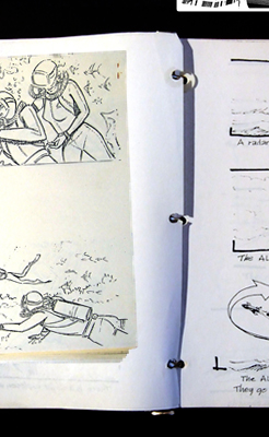 Never Say Never Again storyboards