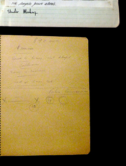 Kevin McClory's notebooks