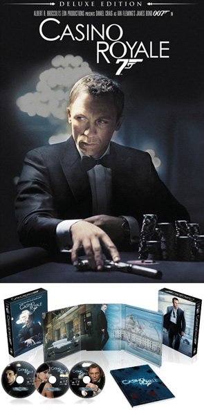 Casino Royale 3-disc deluxe edition packaging