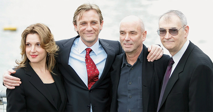 Barbara Broccoli, Daniel Craig, Martin Campbell and Michael G. Wilson