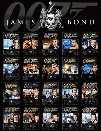 James Bond Ultimate Edition DVD packshots