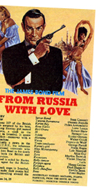 From Russia With Love TV TIMES listing