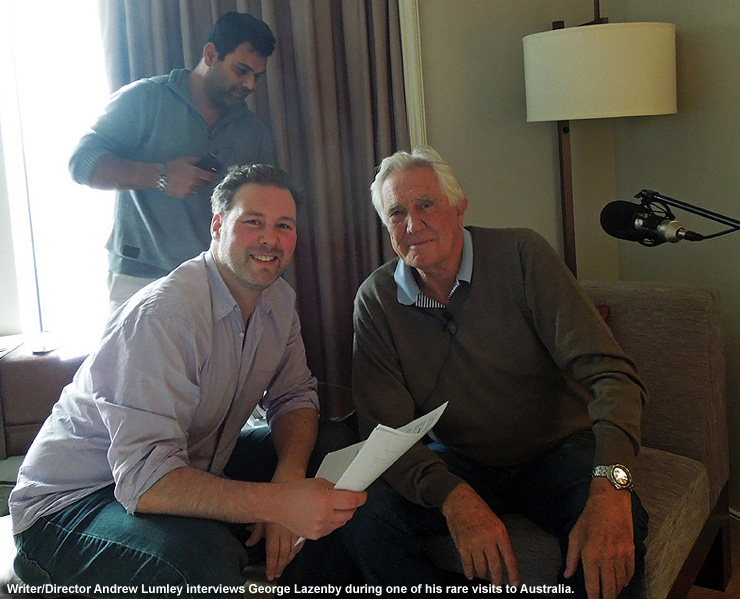 Andrew Lumley interviews George Lazenby