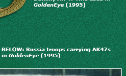 AK47 - used in GoldenEye (1995)