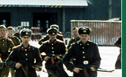 Russian troops carrying AK47s in GoldenEye (1995)