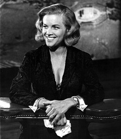 Honor Blackman in one of two never-before-seen deleted scenes
