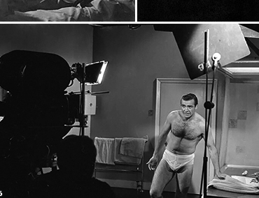 Sean Connery begins the bridal suite scene in From Russia With Love (1963)