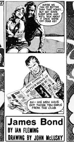 John McLusky Daily Express comic strips