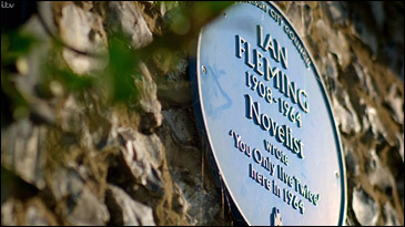 Paul O'Grady's Great British Escape - The Duck Inn, Ian Fleming plaque