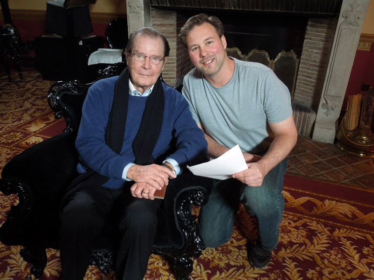 Sir Roger Moore interviewed by Andrew Lumley for George Lazenby: This Never Happened To The Other Fella  The Documentary