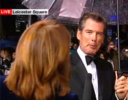 Pierce Brosnan in town for BAFTA'S and Matador premiere