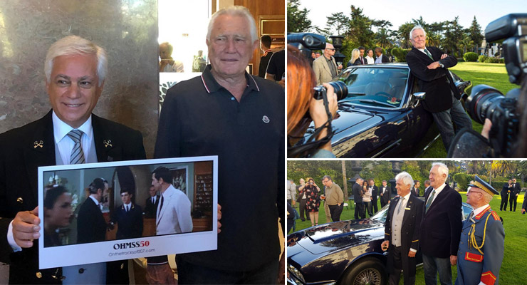 George Lazenby at the Hotel Palacio with Jose Diogo