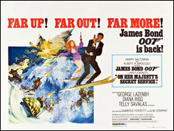 On Her Majesty's Secret Service quad poster