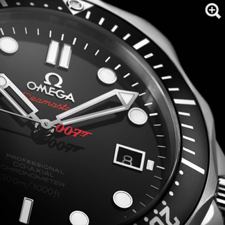 OMEGA Seamaster Diver 300m James Bond watch [detail]