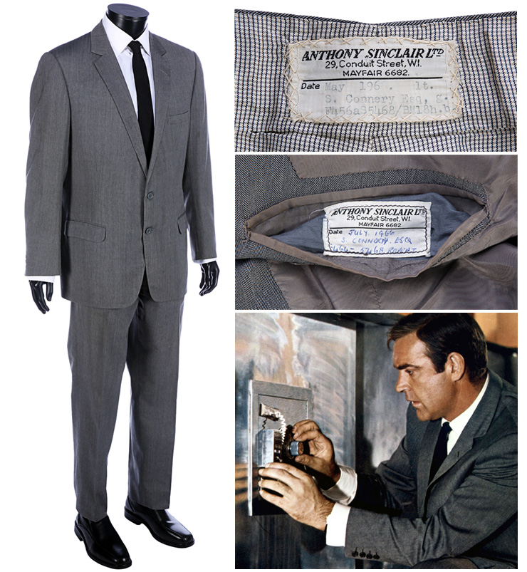 Lot #199 - Sean Connery's Screen-matched Anthony Sinclair Suit You Only Live Twice (1967)