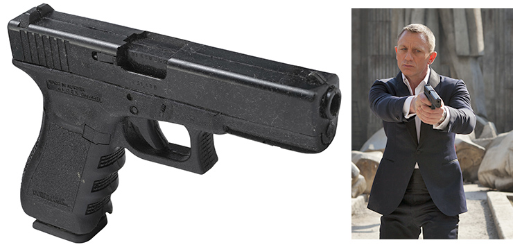 Lot #692 - James Bond's Stunt Glock 17 Pistol Skyfall (2012)