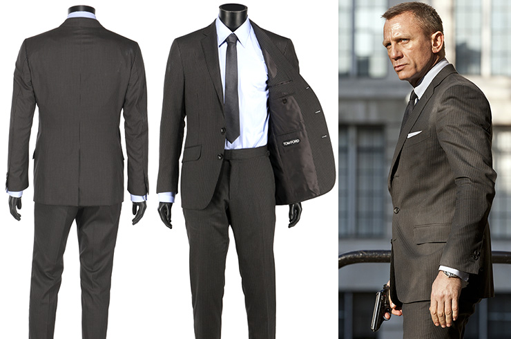 James Bond's Stunt Whitehall/Tube Chase Suit Costume Skyfall (2012)