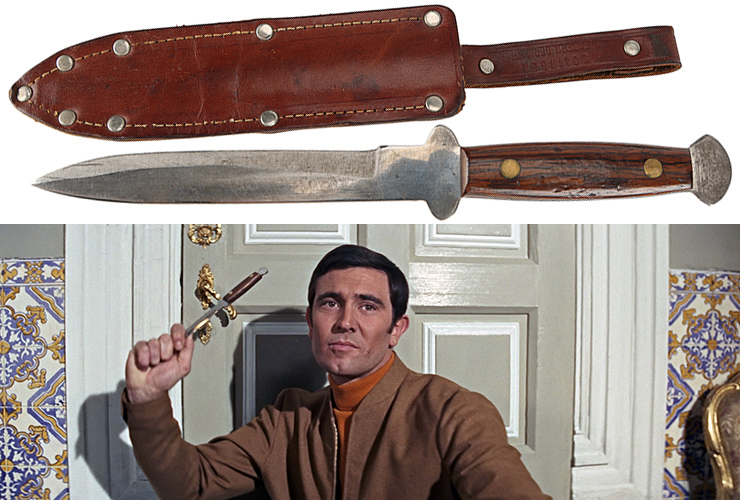 Lot #227 - James Bond's Throwing Knife On Her Majesty's Secret Service (1969)