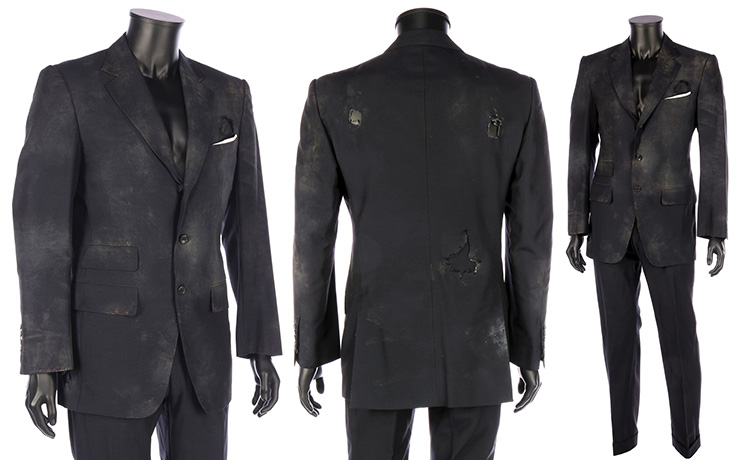Lot #235 - James Bond's Distressed Tom Ford Suit Quantum of Solace (2008)