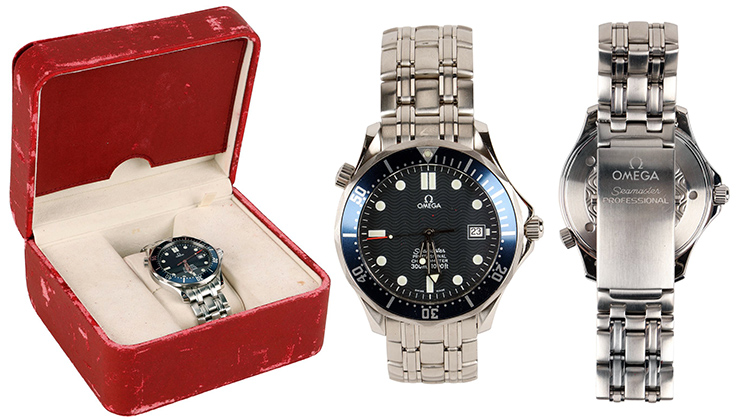 Lot #771 - Bond's SFX Reference Omega Seamaster Professional 300M Automatic Chronometer Tomorrow Never Dies (1997), The World Is Not Enough (1999) & Die Another Day (2002)