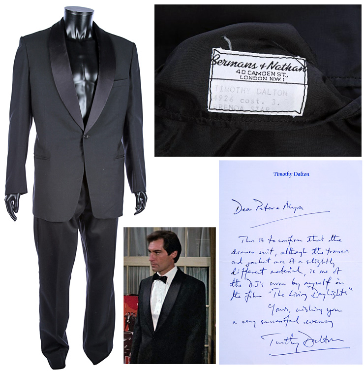 Lot #204 - James Bond's (Timothy Dalton) Dinner Suit The Living Daylights (1987)