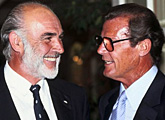 Sir Sean Connery and Sir Roger Moore