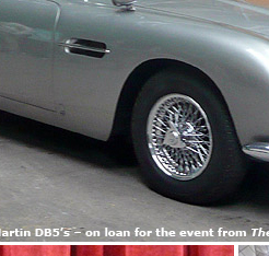 Aston Martin DB5 on loan from The Louwman Collection in The Netherlands